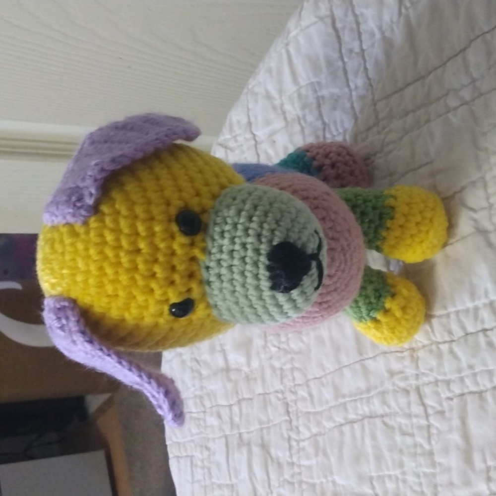 Patchwork puppy